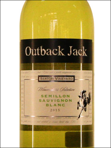 фото Berton Vineyards Outback Jack Semillon Sauvignon Blanc Бертон Виньярдс Аутбэк Джек Семильон Совиньон Блан Австралия вино белое