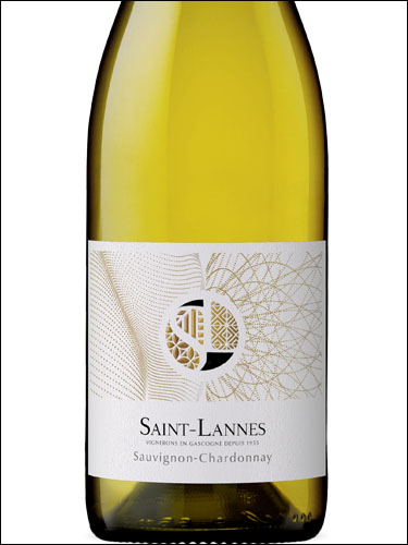фото Saint-Lannes Sauvignon-Chardonnay Cotes de Gascogne IGP Сен-Лан Совиньон-Шардоне Кот де Гасконь Франция вино белое