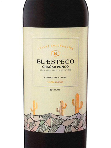 фото El Esteco Chanar Punco Эль Эстеко Чаньяр Пунко Аргентина вино красное