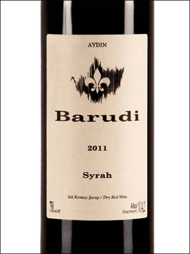 фото Barudi Syrah Баруди Сира Турция вино красное
