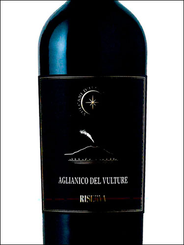 фото Vulcani d'Italia Aglianico del Vulture Superiore Riserva DOCG Вулкани д`Италия Альянико дель Вультуре Супериоре Ризерва Италия вино красное