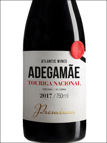 фото Adegamae Atlantic Wines Touriga Nacional Premium Lisboa IG Адегамай Атлантик Вайнз Торига Насьонал Премиум Лиссабон Португалия вино красное