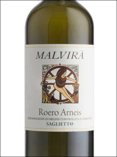 фото Malvira Saglietto Roero Arneis DOCG Мальвира Сальетто Роеро Арнеис Италия вино белое