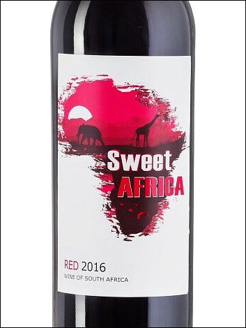 фото Sweet Africa Red Свит Африка Красное ЮАР вино красное