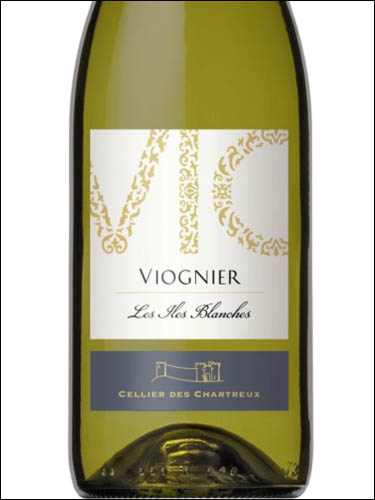 фото Cellier des Chartreux Les Iles Blanches Viogner Gard IGP Селье де Шартро Лез Иль Бланш Вионье Гар Франция вино белое