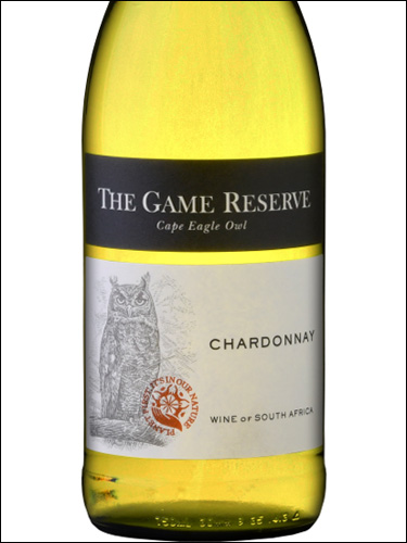 фото Rooiberg Winery The Game Reserve Chardonnay Ройберг Вайнери Гейм Резерв Шардоне ЮАР вино белое