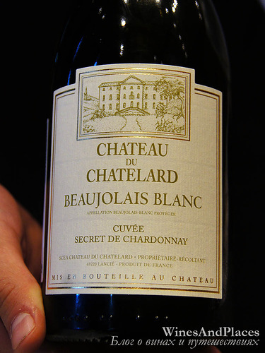 фото Chateau du Chatelard Cuvee Secret de Chardonnay Beaujolais Blanc AOP Шато дю Шатляр Куве Секрет де Шардоне Божоле Блан Франция вино белое