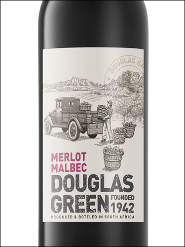 фото Douglas Green Merlot Malbec Дуглас Грин Мерло Мальбек ЮАР вино красное