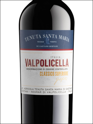 фото Tenuta Santa Maria Valpolicella Classico Superiore DOC Тенута Санта Мария Вальполичелла Классико Супериоре Италия вино красное