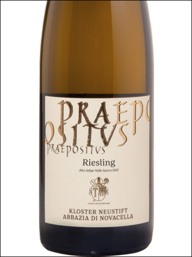 фото Abbazia di Novacella Riesling Praepositus SudTirol Alto Adige Valle Isarco DOC Аббация ди Новачелла Рислинг Препозитус Зюдтироль Альто Адидже Валле Изарко Италия вино белое