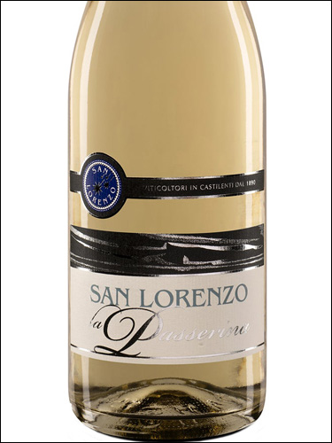фото San Lorenzo Passerina Colli Aprutini IGT Сан Лоренцо Пассерина Колли Апрутини Италия вино белое