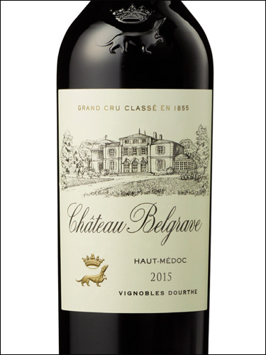 фото Chateau Belgrave 5-eme Grand Cru Classe Haut-Medoc AOC Шато Бельграв О-Медок Франция вино красное