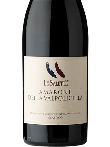 фото Le Salette Amarone della Valpolicella Classico DOCG Ле Салетте Амароне делла Вальполичелла Классико Италия вино красное