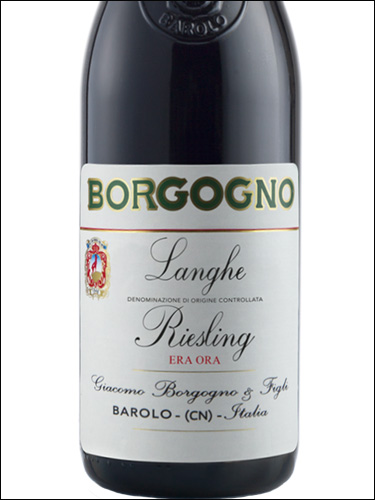 фото Borgogno Era Ora Langhe Riesling DOC Боргоньо Эра Ора Ланге Рислинг Италия вино белое