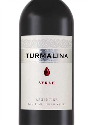 фото Turmalina Syrah San Juan Турмалина Сира Сан Хуан Аргентина вино красное