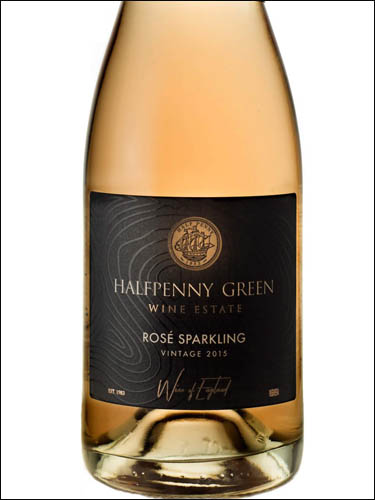 фото Halfpenny Green Wine Estate Rose Sparkling Brut Хафпенни Грин Вайн Истейт Роуз Спарклинг брют Великобритания вино розовое