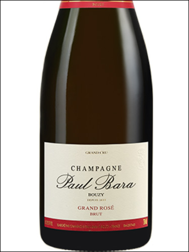 фото Champagne Paul Bara Bouzy Grand Rose Brut Шампань Поль Бара Бузи Гран Розе Брют Франция вино розовое