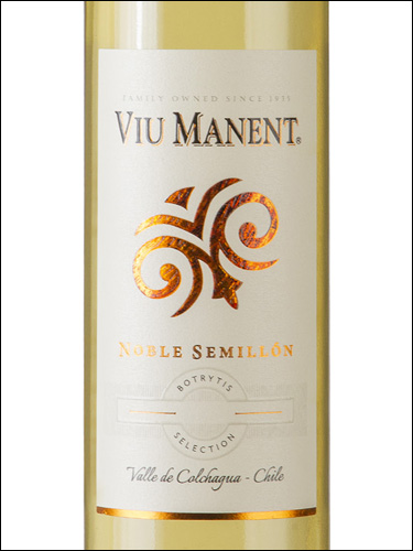 фото Viu Manent Gran Reserva Noble Semillon Вью Манент Гран Резерва Нобль Семильон Чили вино белое