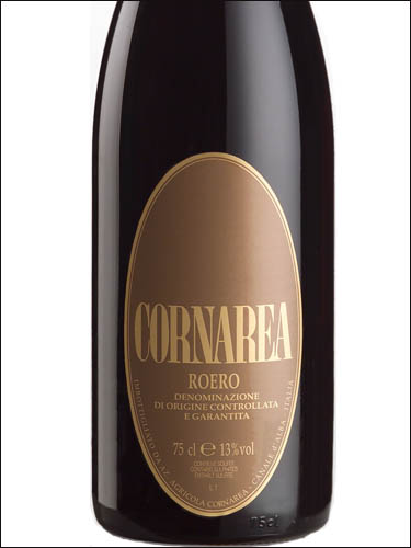 фото Cornarea Roero DOCG Корнареа Роеро ДОКГ Италия вино красное
