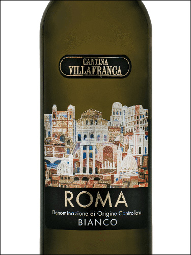 фото Cantina Villafranca Roma Bianco DOC Кантина Виллафранка Рома Бьянко Италия вино белое