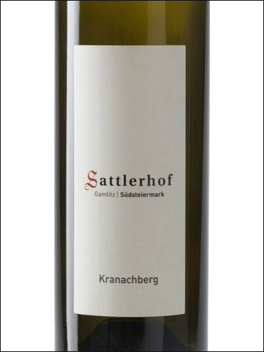 фото Sattlerhof Kranachberg Sauvignon Blanc Заттлерхоф Кранахберг Совиньон Блан Австрия вино белое