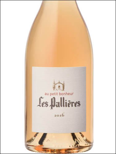 фото Vignobles Brunier Les Pallieres Au Petit Bonheur Rose Виньобль Брюнье Ле Пальер О Пти Бонер Розе Франция вино розовое
