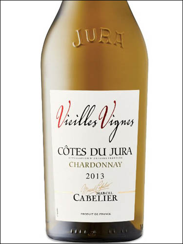 фото Marcel Cabelier Vieilles Vignes Chardonnay Cotes du Jura AOC Марсель Кабелье Вьей Винь Шардоне Кот дю Жюра Франция вино белое