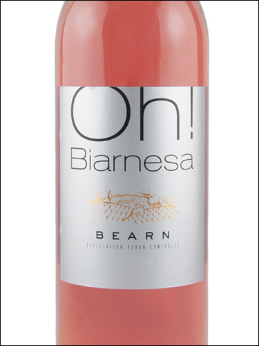 фото Oh! Biarnesa Bearn Rose AOC Оу! Биарнеза Беарн Розе Франция вино розовое