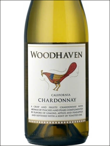 фото Woodhaven Chardonnay California Вудхэвен (Вудхейвен) Шардоне Калифорния США вино белое