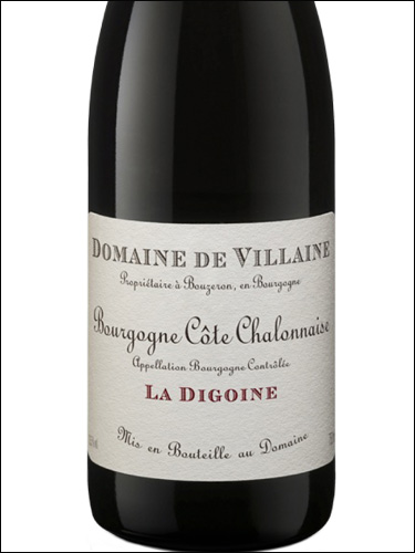 фото Domaine de Villaine Bourgogne Cote Chalonnaise La Digoine AOC Домен де Виллен Бургонь Кот Шалонез Ля Дигуан Франция вино красное