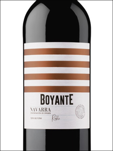 фото вино Boyante Roble Navarra DO 