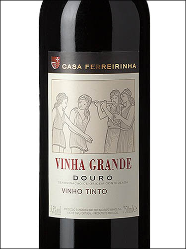 фото Casa Ferreirinha Vinha Grande Tinto Douro DOC Каза Феррейринья Винья Гранде Тинту Дору Португалия вино красное