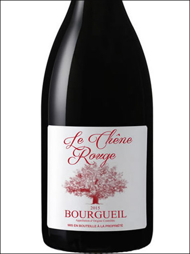 фото Le Chene Rouge Bourgueil AOC  Ле Шен Руж Бургей Франция вино красное