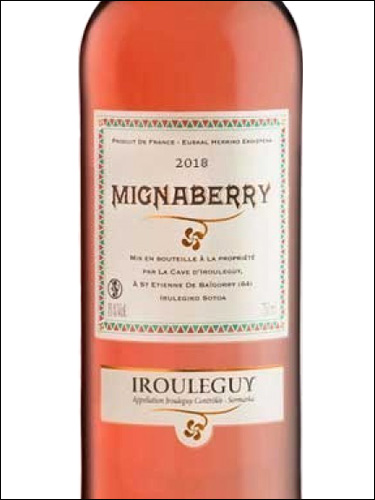 фото Mignaberry Rose Irouleguy AOC Миньяберри Розе Ирулеги Франция вино розовое