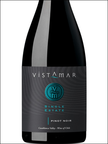 фото Vistamar Single Estate Pinot Noir Casablanca Valle DO Вистамар Сингл Эстейт Пино Нуар Долина Касабланка Чили вино красное