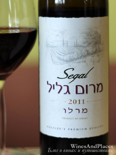 фото Segal Merlot  Израиль вино красное
