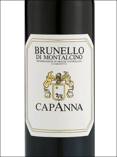 фото Capanna Brunello di Montalcino DOCG Капанна Брунелло ди Монтальчино Италия вино красное