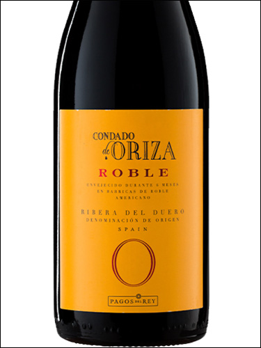 фото вино Condado de Oriza Roble Ribera del Duero DO 