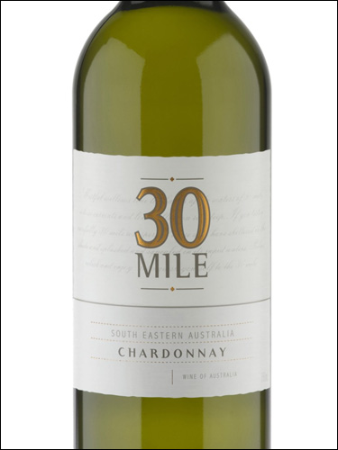 фото Quarisa 30 Mile Chardonnay South Eastern Australia Куариса 30 Майл Шардоне Юго-Восточная Австралия Австралия вино белое