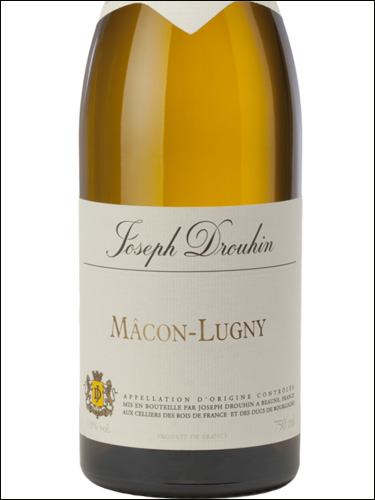 фото Joseph Drouhin Macon-Lugny AOC Жозеф Друэн Макон-Люньи Франция вино белое