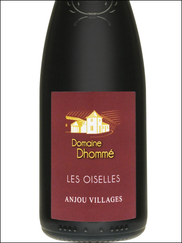 фото Domaine Dhomme Les Oiselles Anjou Villages AOC Домен Домме Лез Уазель Анжу Вилляж Франция вино красное