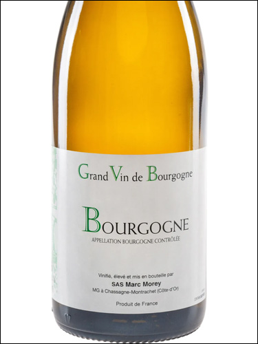 фото Domaine Marc Morey & Fils Bourgogne Blanc AOC Домен Марк Море э Фис Бургонь Блан Франция вино белое