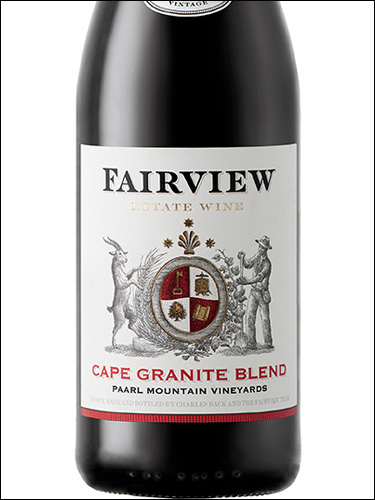фото Fairview Cape Granite Red Фэирвью Кейп Гранит Ред ЮАР вино красное