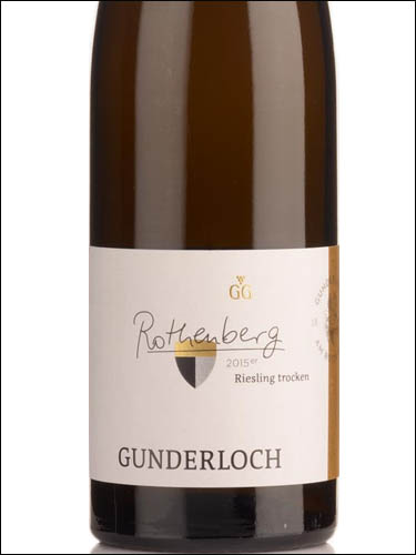 фото Gunderloch Riesling Rothenberg GG Гундерлох Рислинг Ротенберг ГГ Германия вино белое