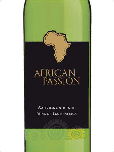 фото KWV African Passion Sauvignon Blanc КВВ Африкан Пэшн Совиньон Блан ЮАР вино белое