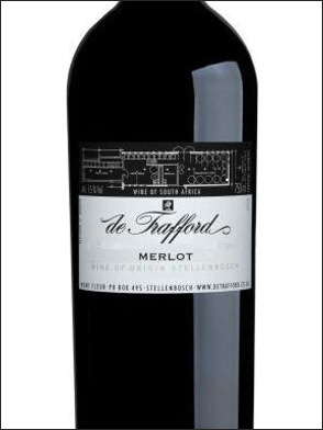 фото De Trafford Merlot Де Траффорд Мерло ЮАР вино красное