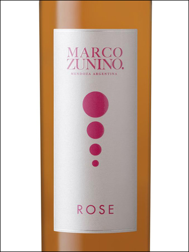 фото Marco Zunino Rose Марко Зунино Розе Аргентина вино розовое