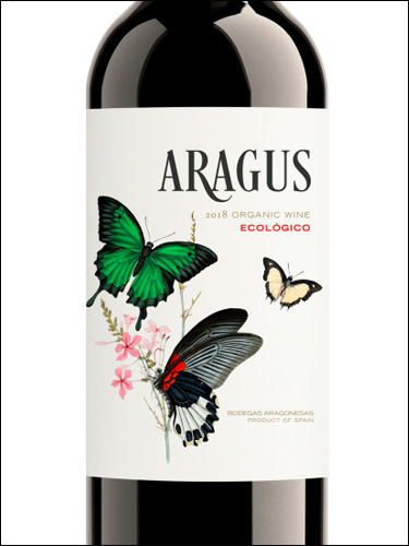 фото вино Bodegas Aragonesas Aragus Ecologico Campo de Borja DO 