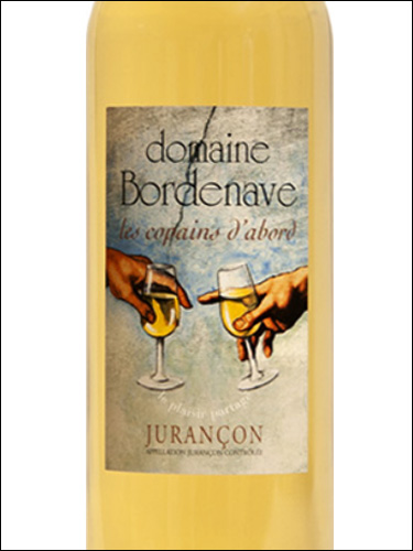 фото Domaine Bordenave Les Copains d'Abord Jurancon moelleux AOC Домен Борденав ле Копен д'Абор Жюрансон Моэлё Франция вино белое