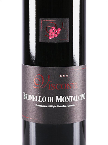 фото Visconti Brunello di Montalcino DOCG Висконти Брунелло ди Монтальчино Италия вино красное